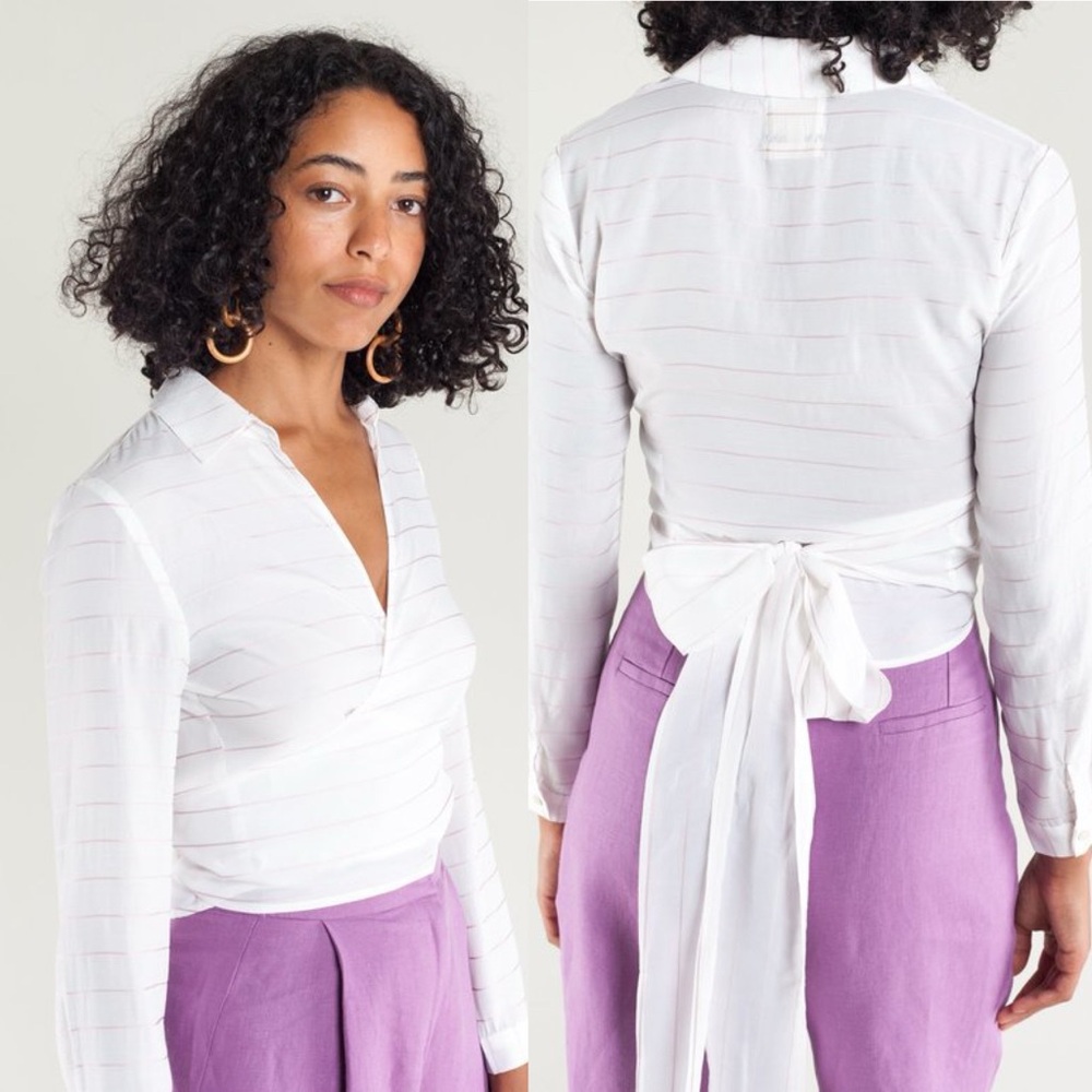 Paloma Wool Wrap Around Waistcoat Shirt